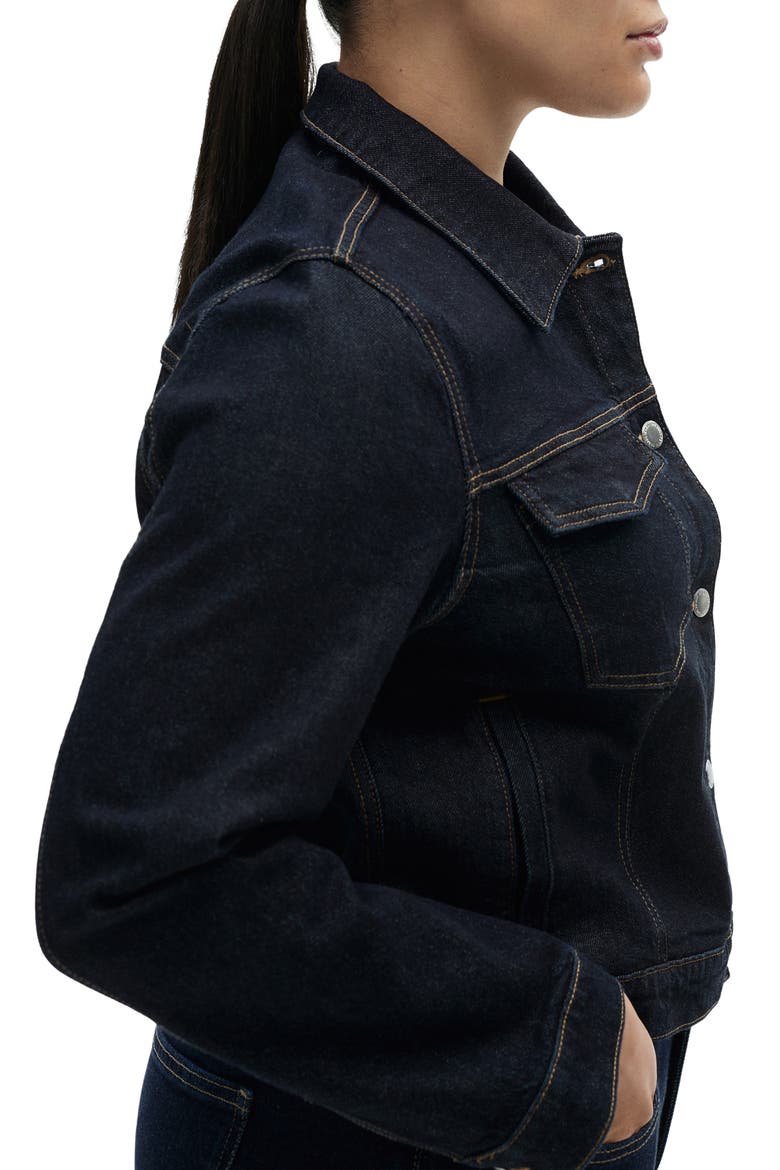 Denim Jacket with Pockets, Alternate, color, BLUE