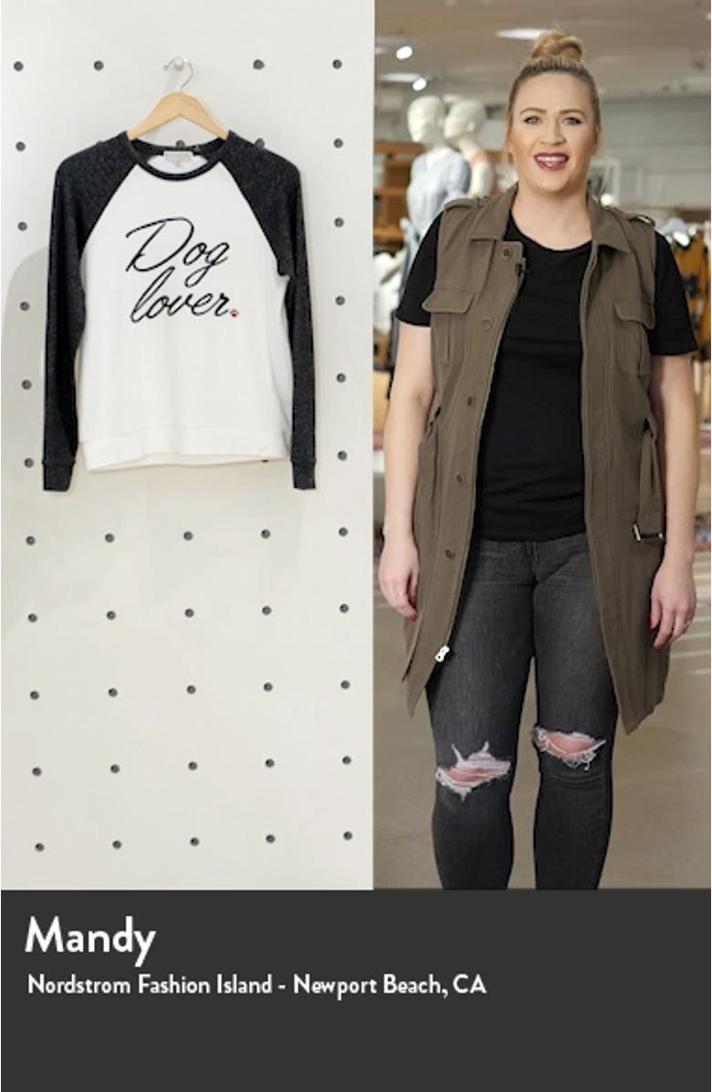 Hip Hound Embroidered Pajama Top, sales video thumbnail