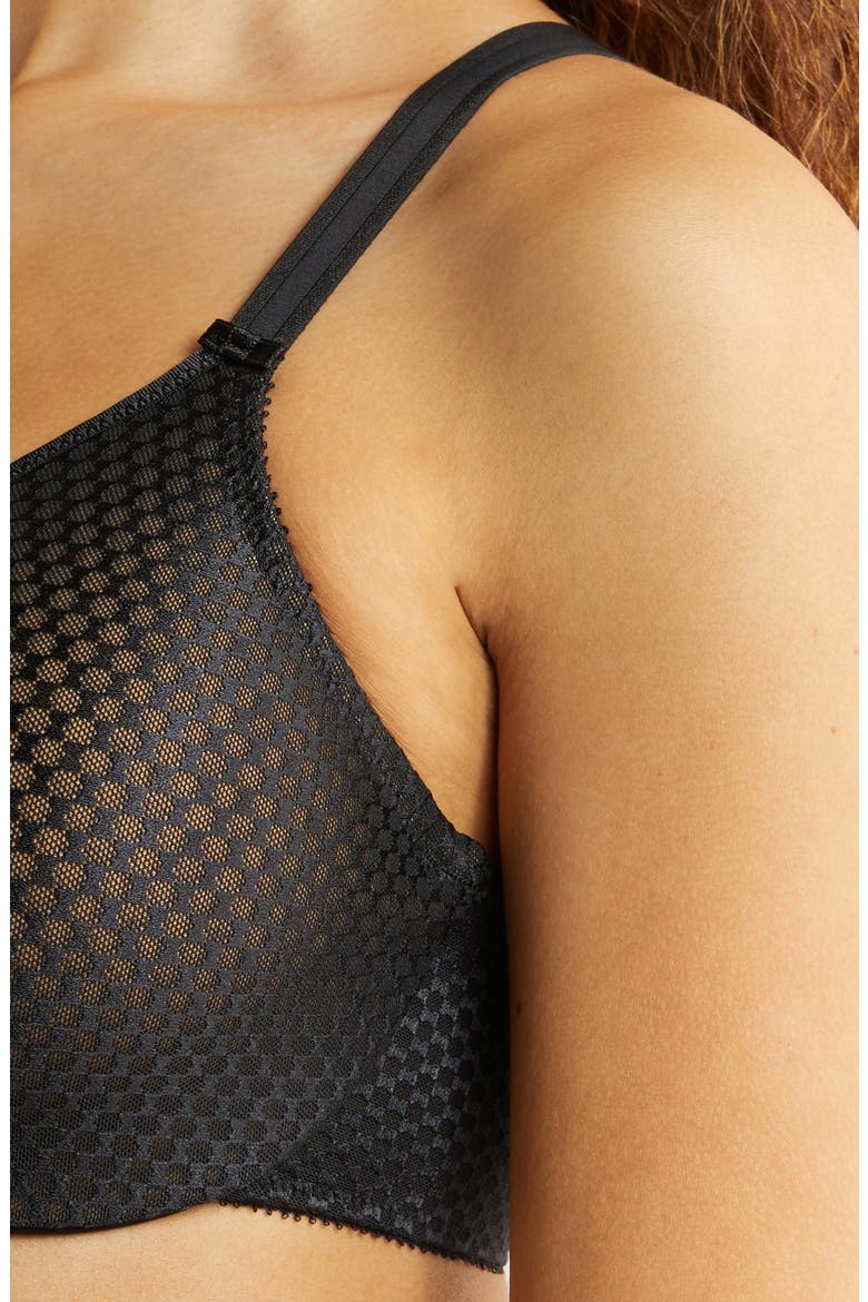 C Magnifique Nouveau Full Coverage Underwire Bra, Alternate, color, BLACK-11