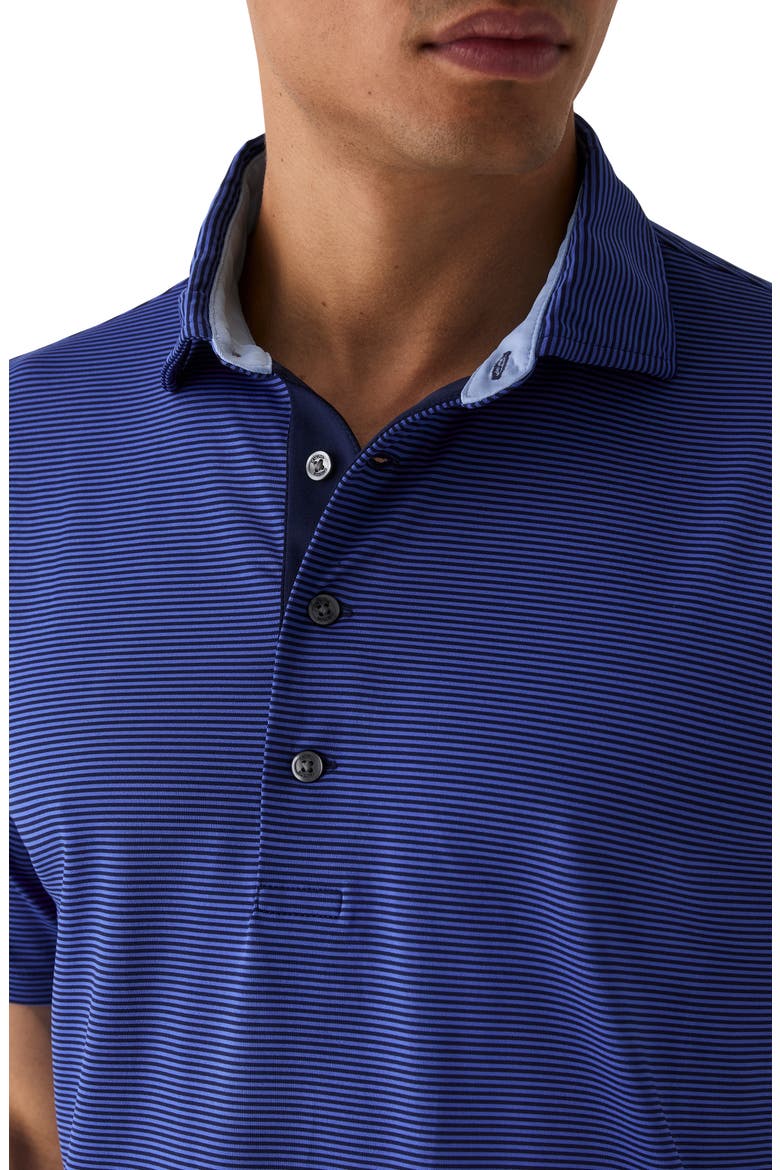 Saranac Stripe Golf Polo, Alternate, color, DART/ MALTESE BLUE