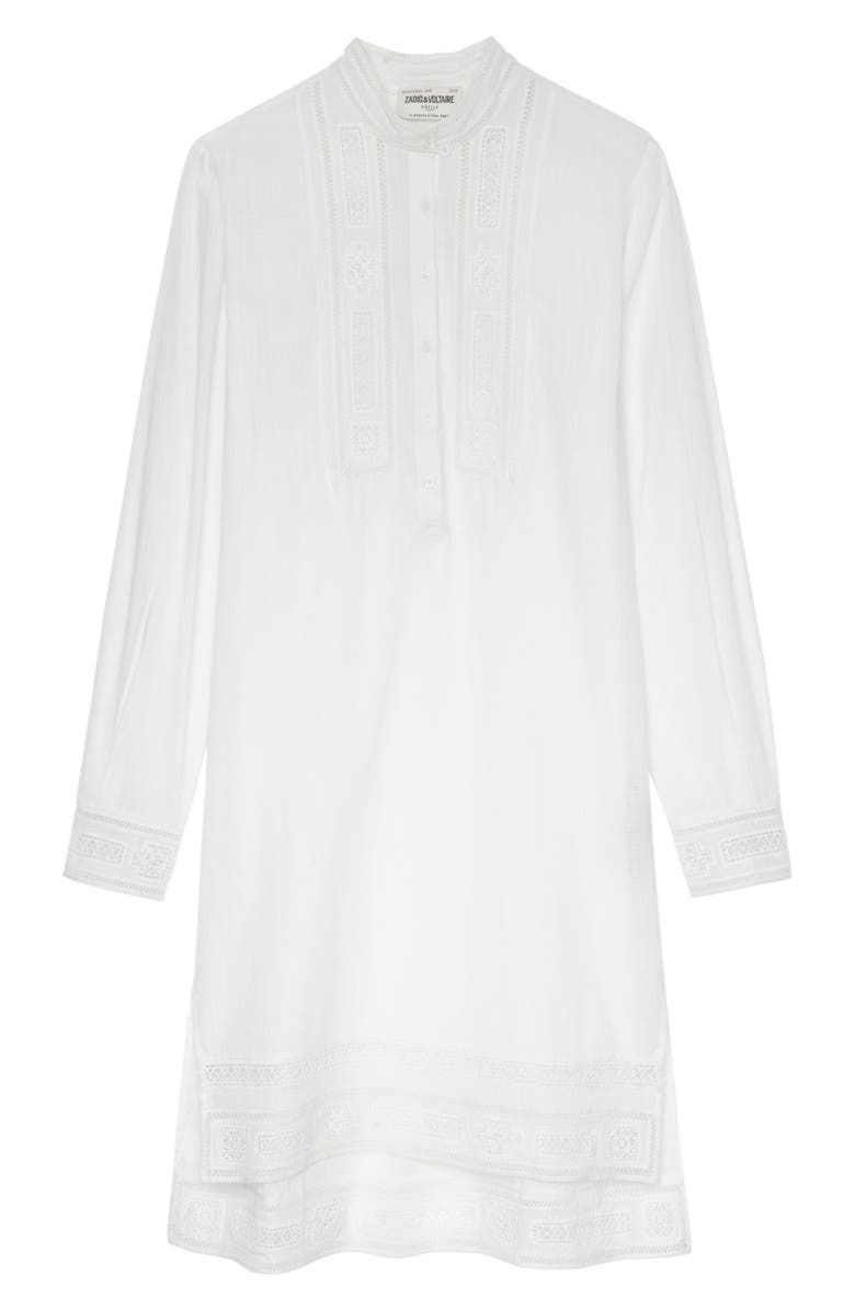 Zadig & Voltaire Redda Elbow Sleeve Dress, Alternate, color, 