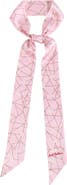 Lost Pattern Almond Blossom Skinny Scarf