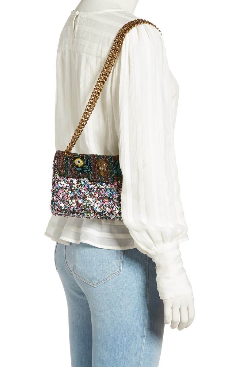Kurt Geiger London Mini Kensington Sequin Crossbody Bag, Alternate, color,