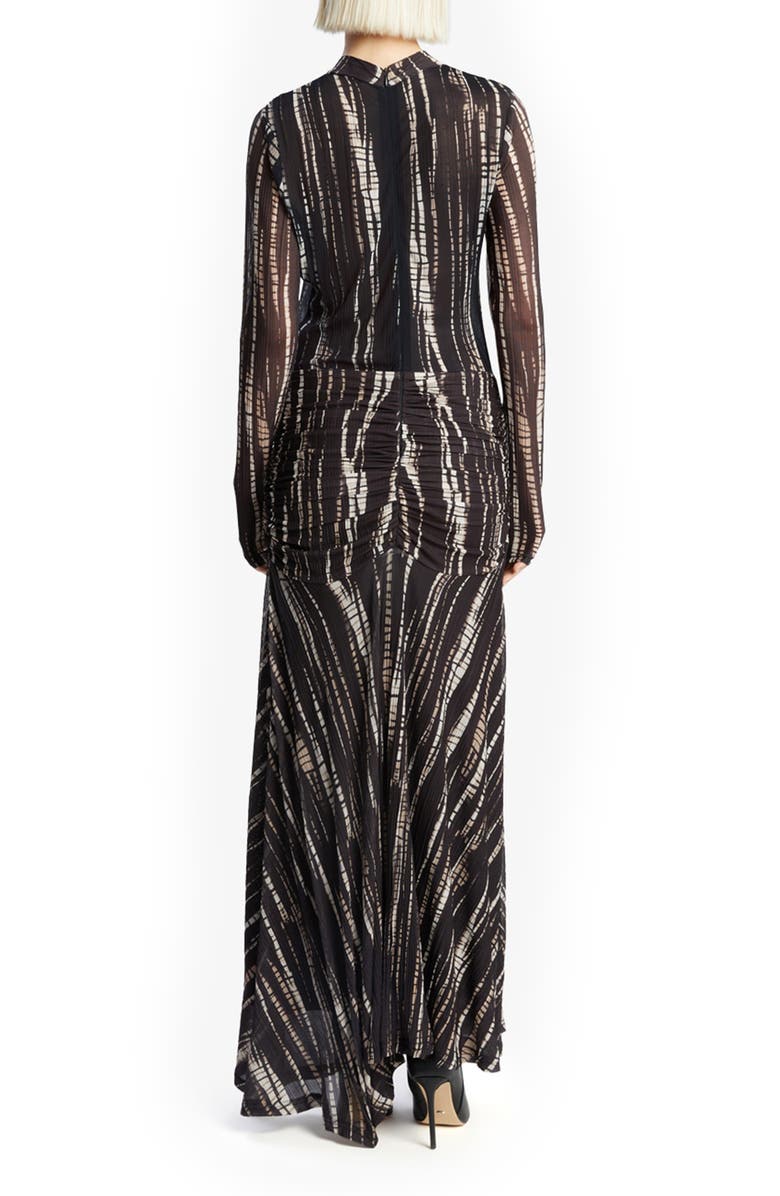 Bardot Lea Long Sleeve Mesh Dress, Alternate, color, 