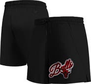 PRO STANDARD Women's Pro Standard  Black Chicago Bulls Script Woven Shorts