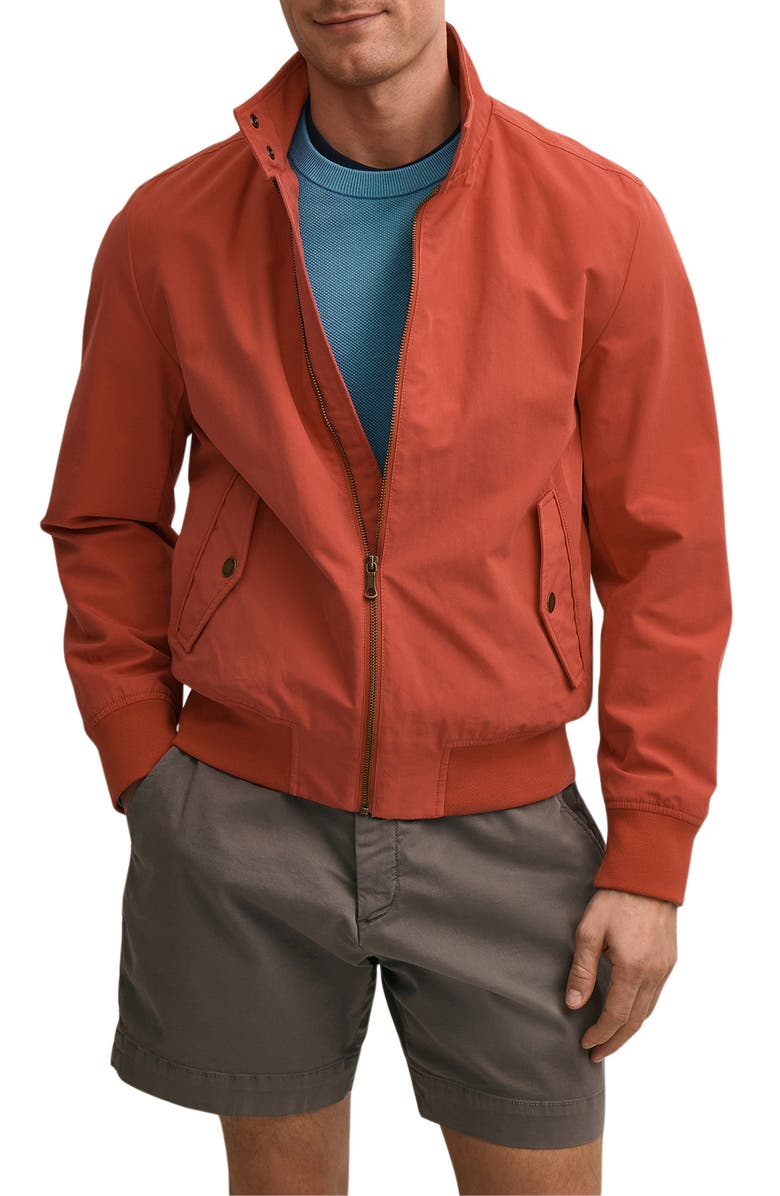 Brooks Brothers Out Water Repellent Harrington Jacket, Main, color, Cardinal
