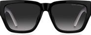 Marc Jacobs 57mm Gradient Square Sunglasses
