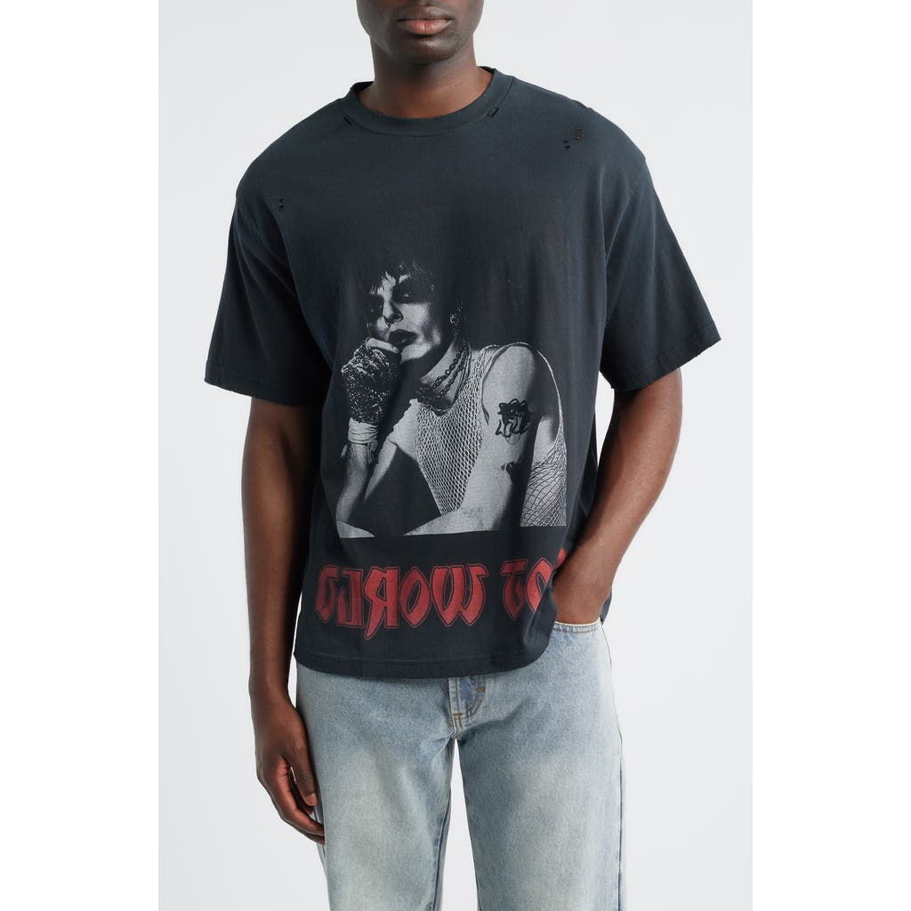 Rolling Loud Backstage Crew Graphic T-shirt In Black