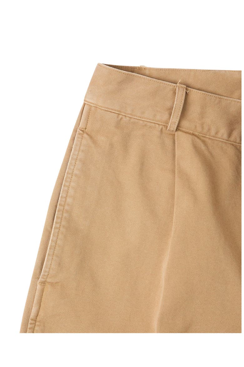 Jillian Canvas Cotton Shorts, Alternate, color, CAMEL