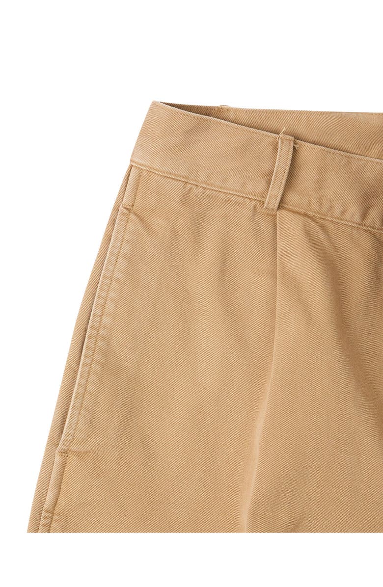 Fortela Jillian Canvas Cotton Shorts, Alternate, color, Camel