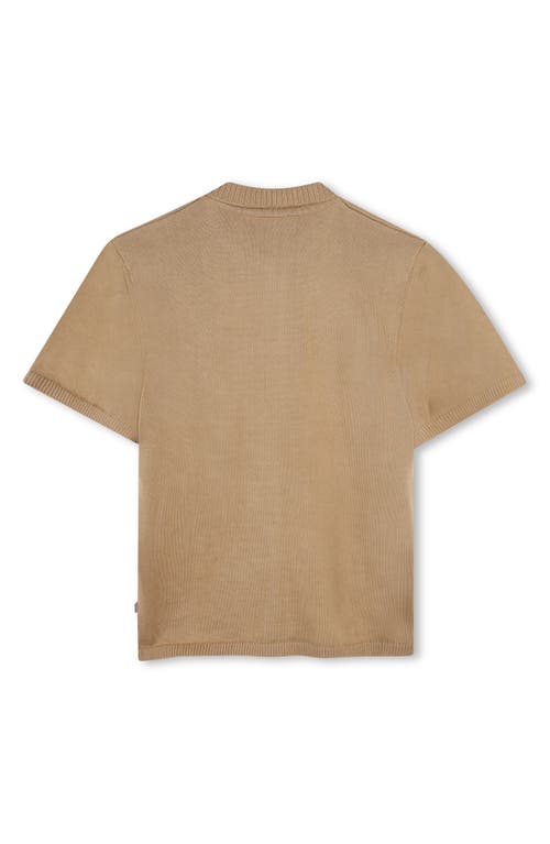 Bosswear Logo-embroidered Polo Shirt In Brown