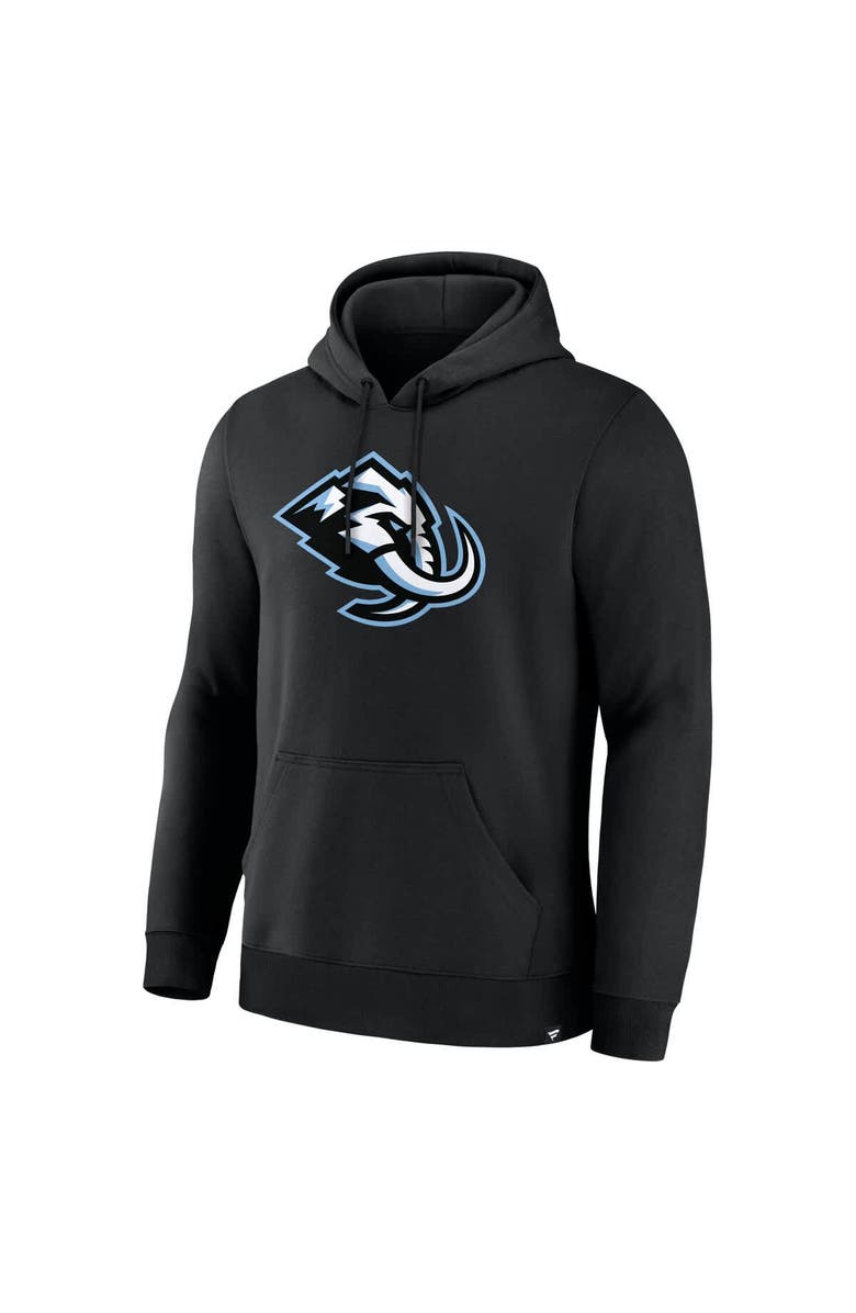 FANATICS Men's Fanatics  Black Utah Mammoth Primary Logo Legacy Fleece Pullover Hoodie, Alternate, color, 