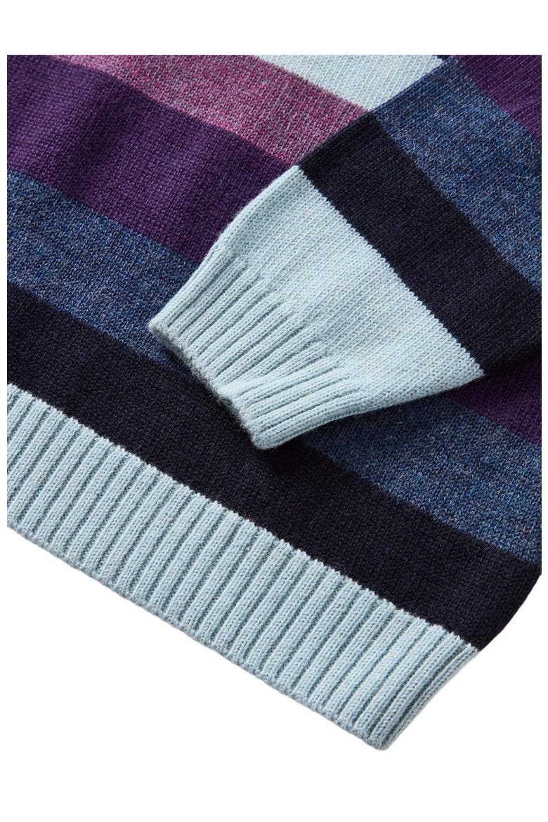 Radcliffe Striped Crewneck Sweater, Alternate, color, Blue Multi