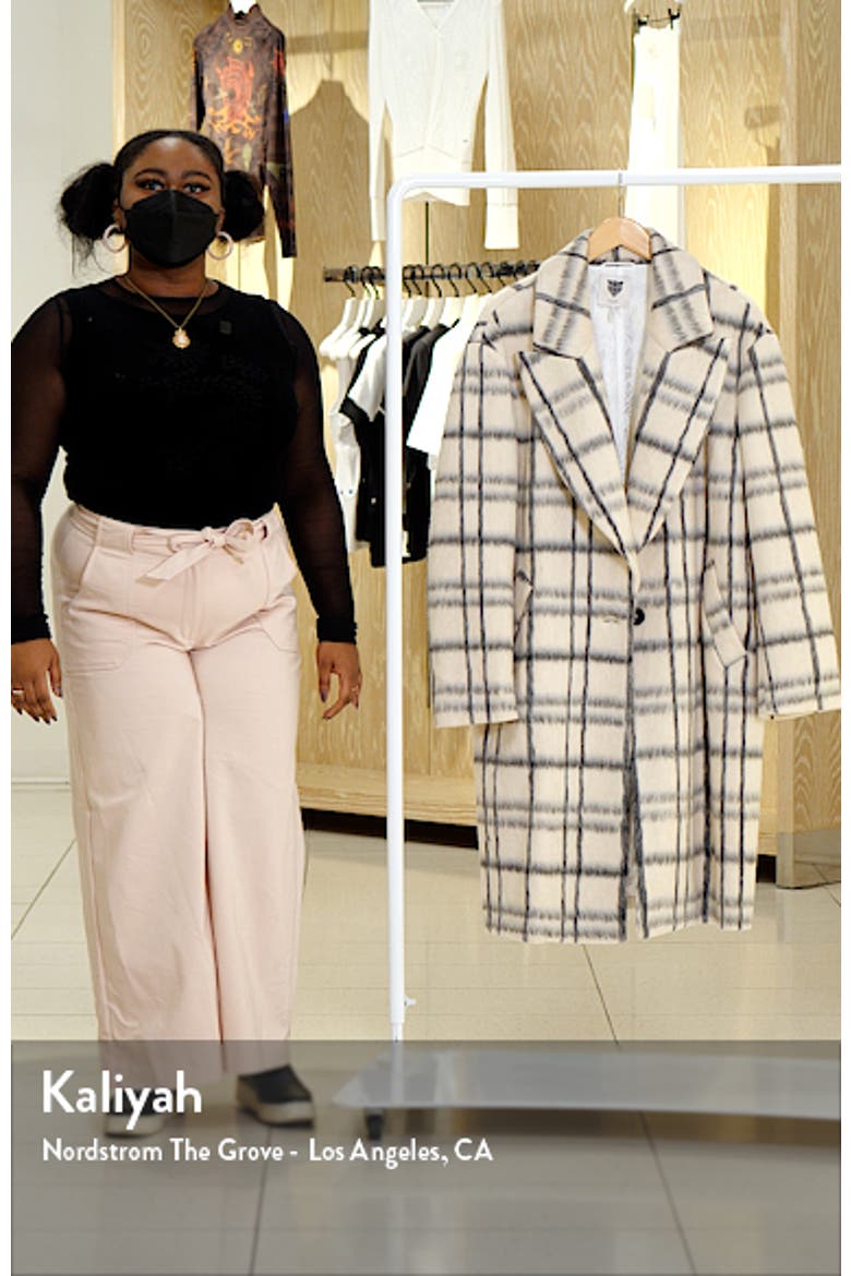 Graphic Check Princess Coat video