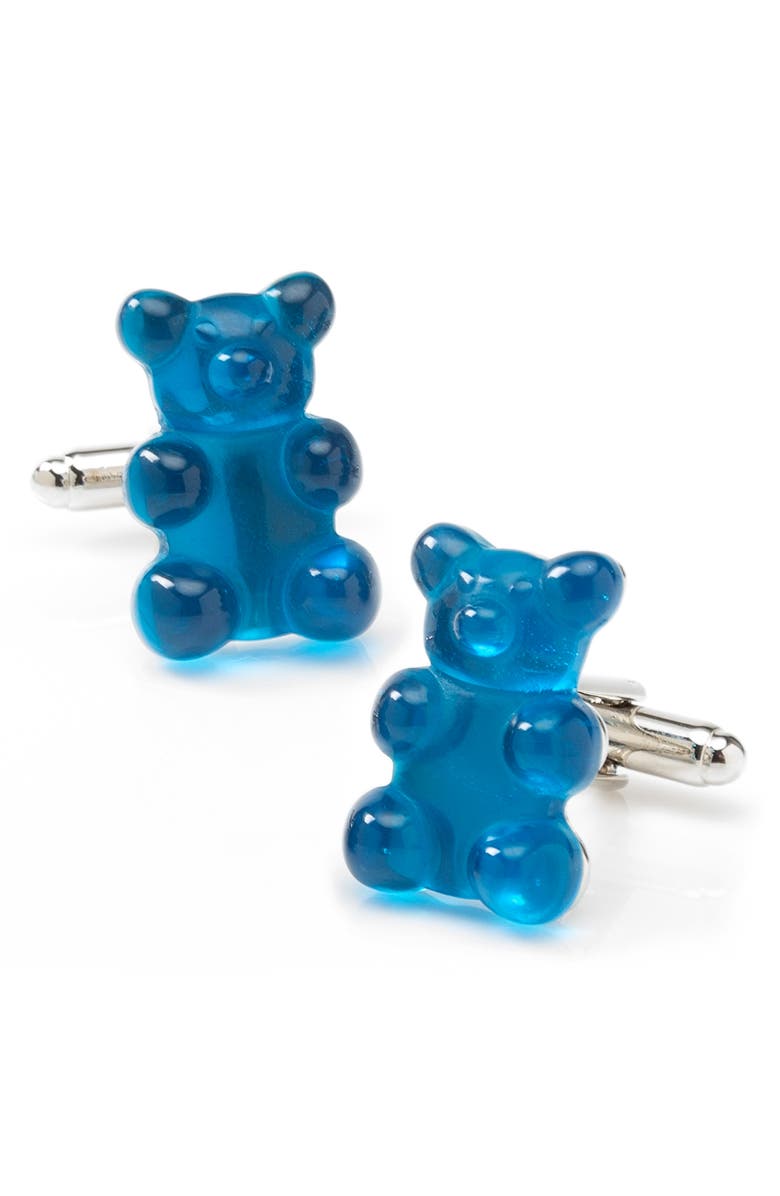 Cufflinks, Inc. Gummy Bear Cuff Links, Main, color, Blue