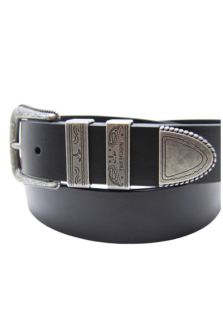 Palomo Western Buckle Belt, Alternate, color, BLACK