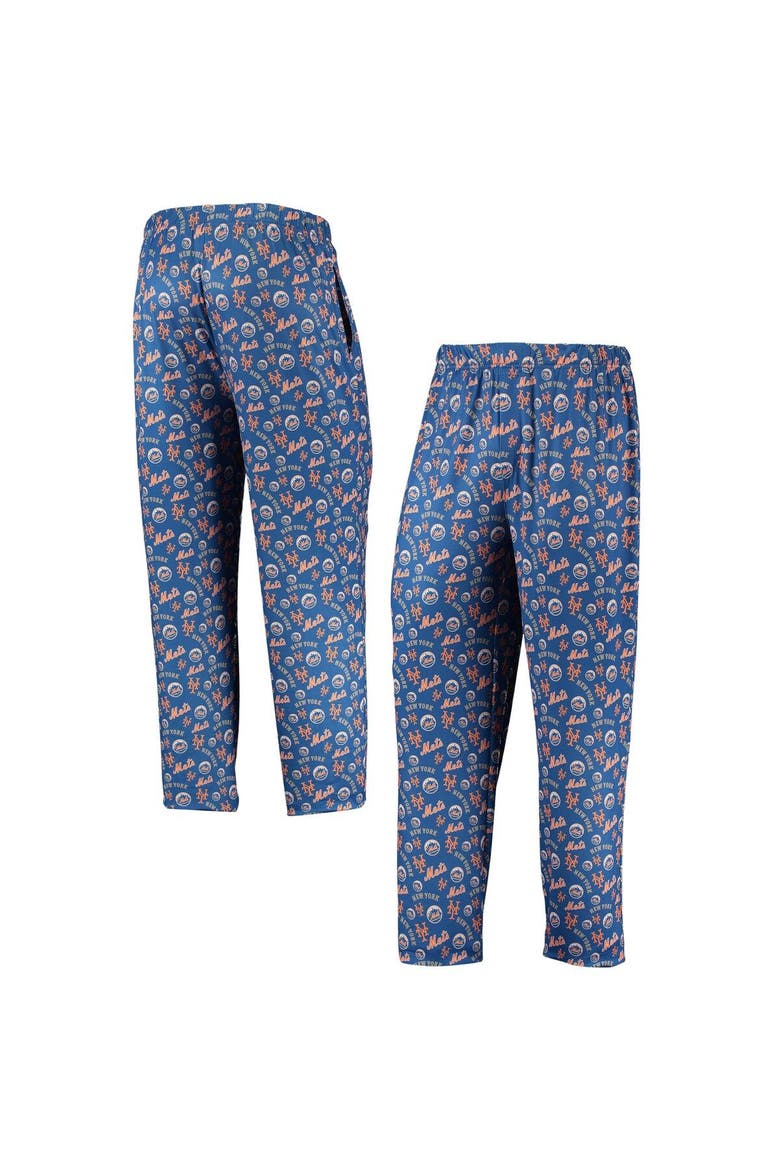 Men's FOCO Royal New York Mets Cooperstown Collection Repeat Pajama Pants, Alternate, color, Royal