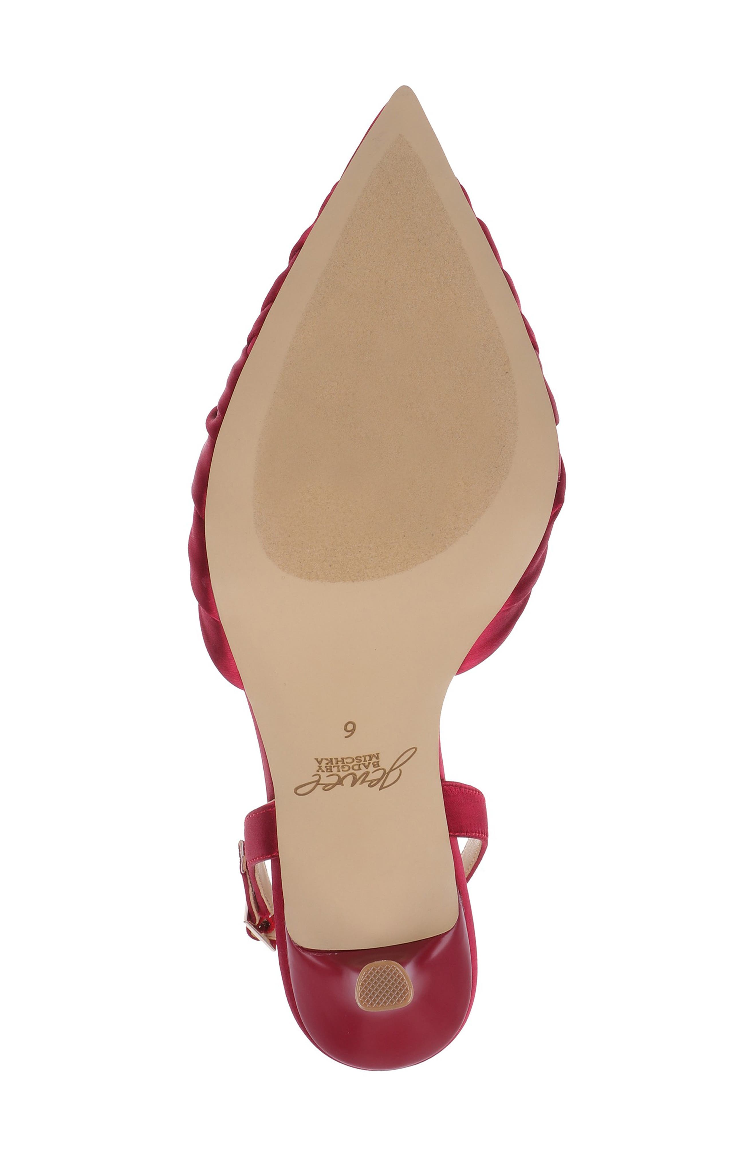 Zariel Slingback Pump, Alternate, color, GARNET SATIN