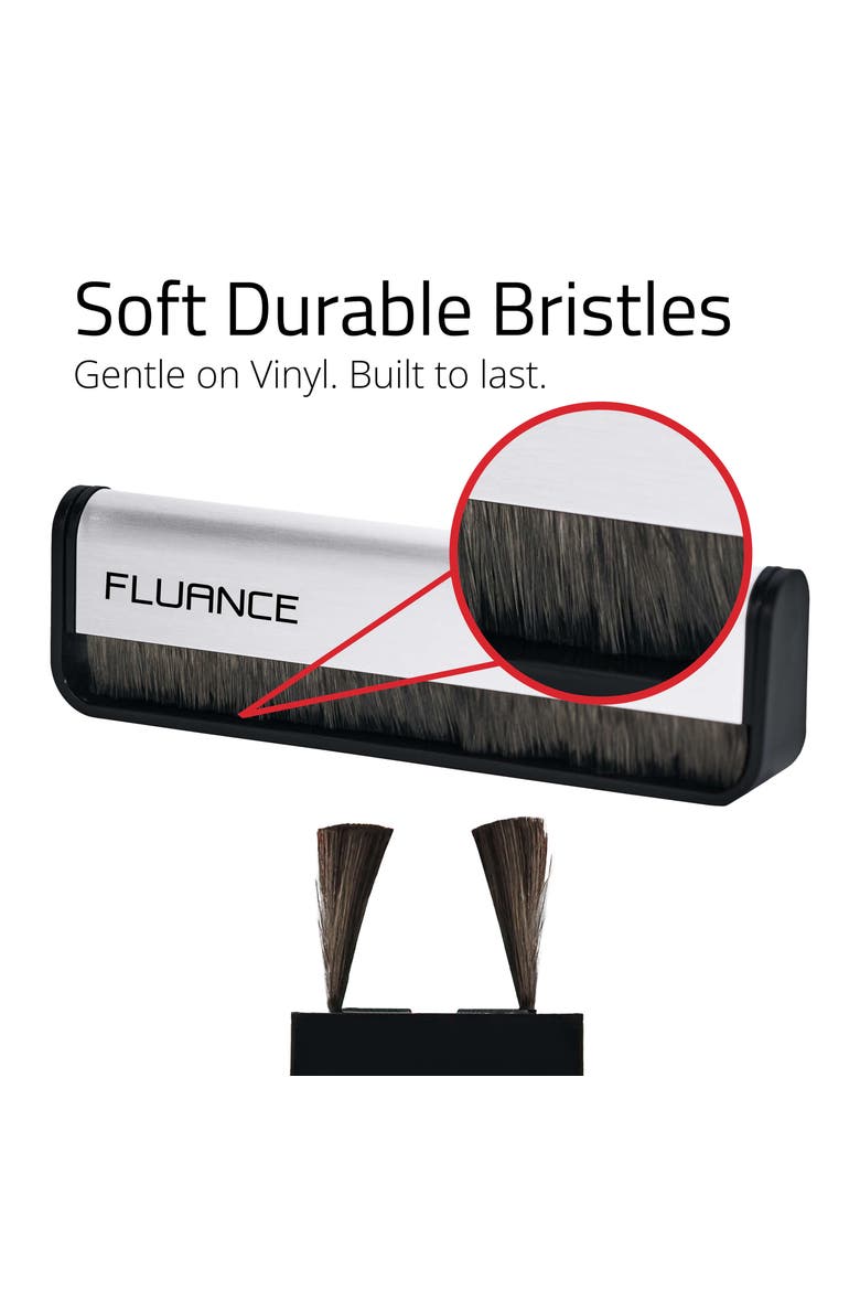 Anti-Static Carbon Fiber Record Cleaning Brush, Alternate, color, Silver