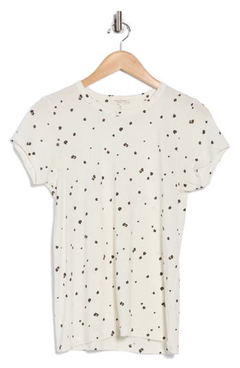 Rag & Bone Summer Daisy T-shirt In White