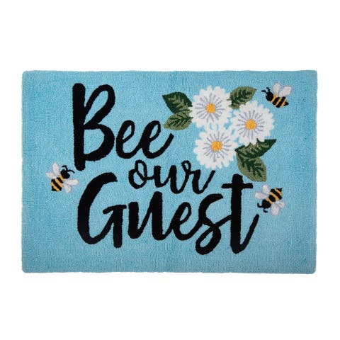 Bee Our Guest Indoor Rug