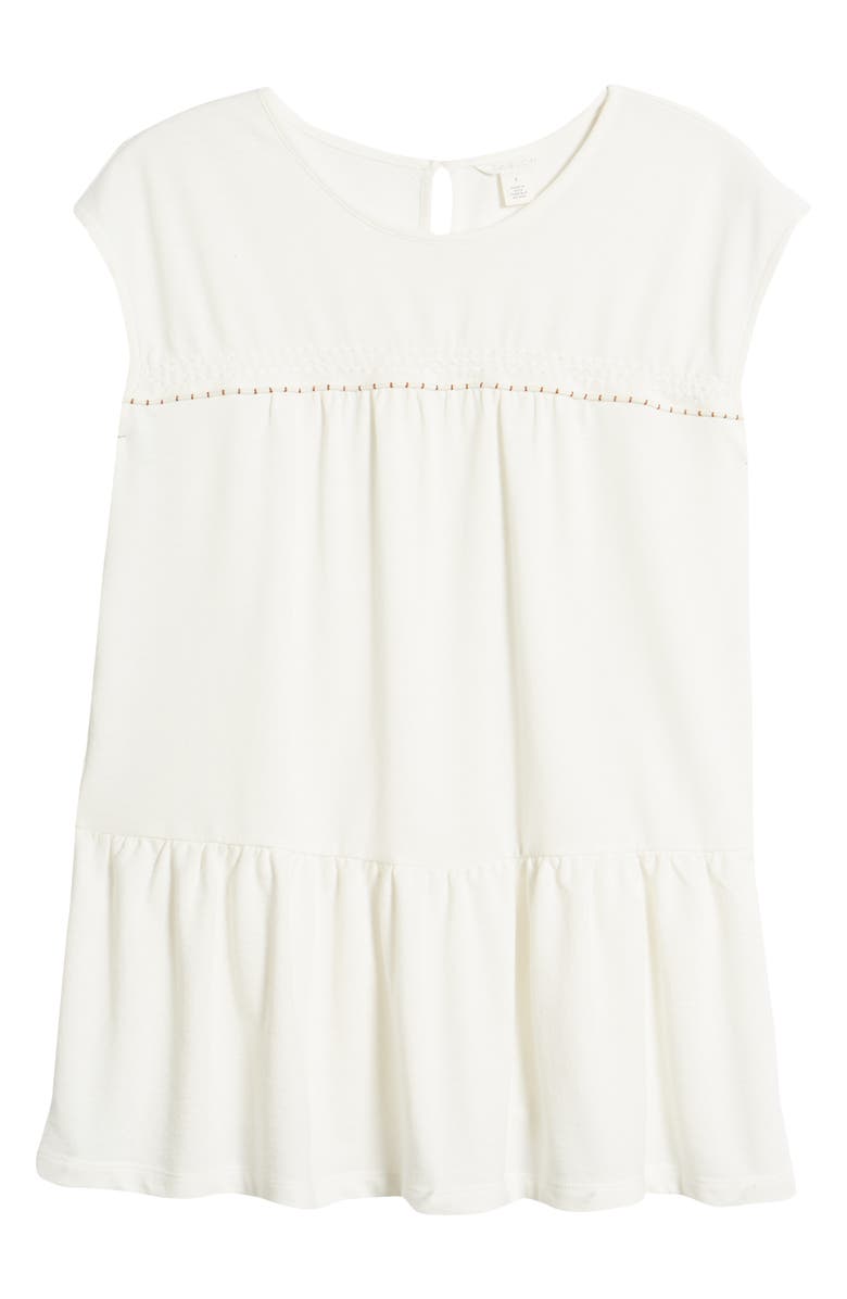 Caslon<sup>®</sup> Cap Sleeve Peplum Top, Alternate, color, 