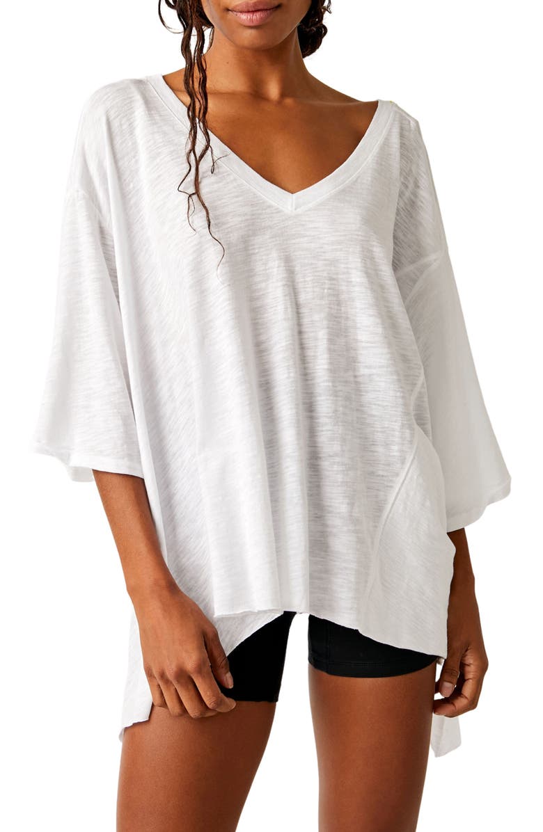 Free People FP Movement Freestyle Asymmetric T-Shirt, Main, color,