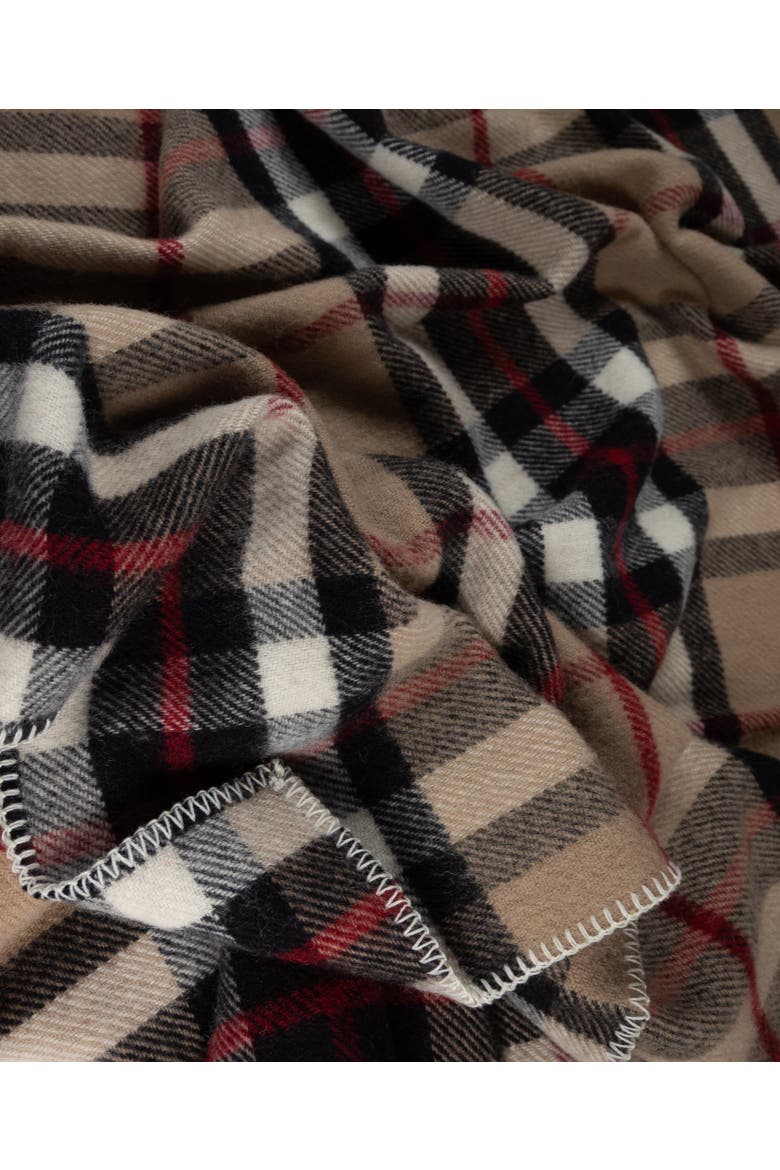 Highland Tweeds Big Throw, Alternate, color, Camel Thompson