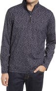 Bugatchi OoohCotton® Quarter Zip Pullover