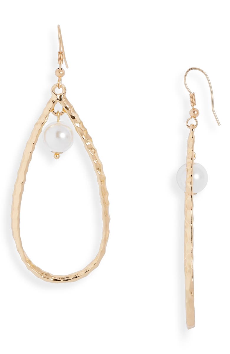 Karine Sultan Teardrop Drop Earrings, Main, color,