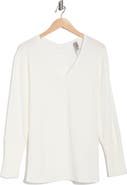 GO COUTURE V-Neck Dolman Sleeve Sweater