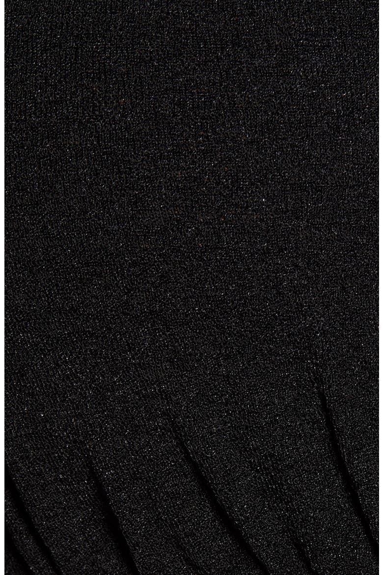 Smocked Mesh Crop Tank Top, Alternate, color, BLACK