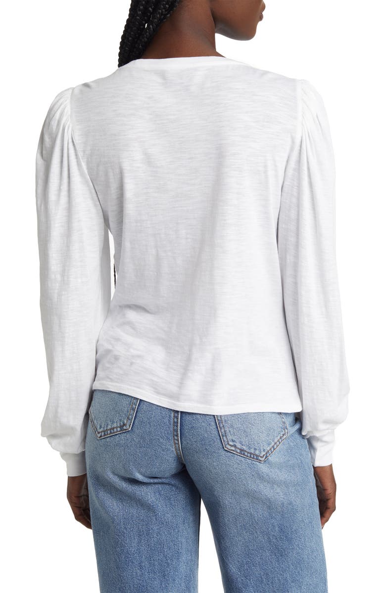 PAIGE Sylvie Scoop Neck T-Shirt, Alternate, color, 