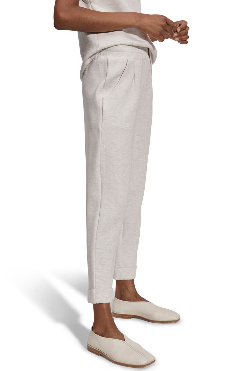 Varley The Rolled Cuff Sweatpants, Alternate, color, Ivory Marl