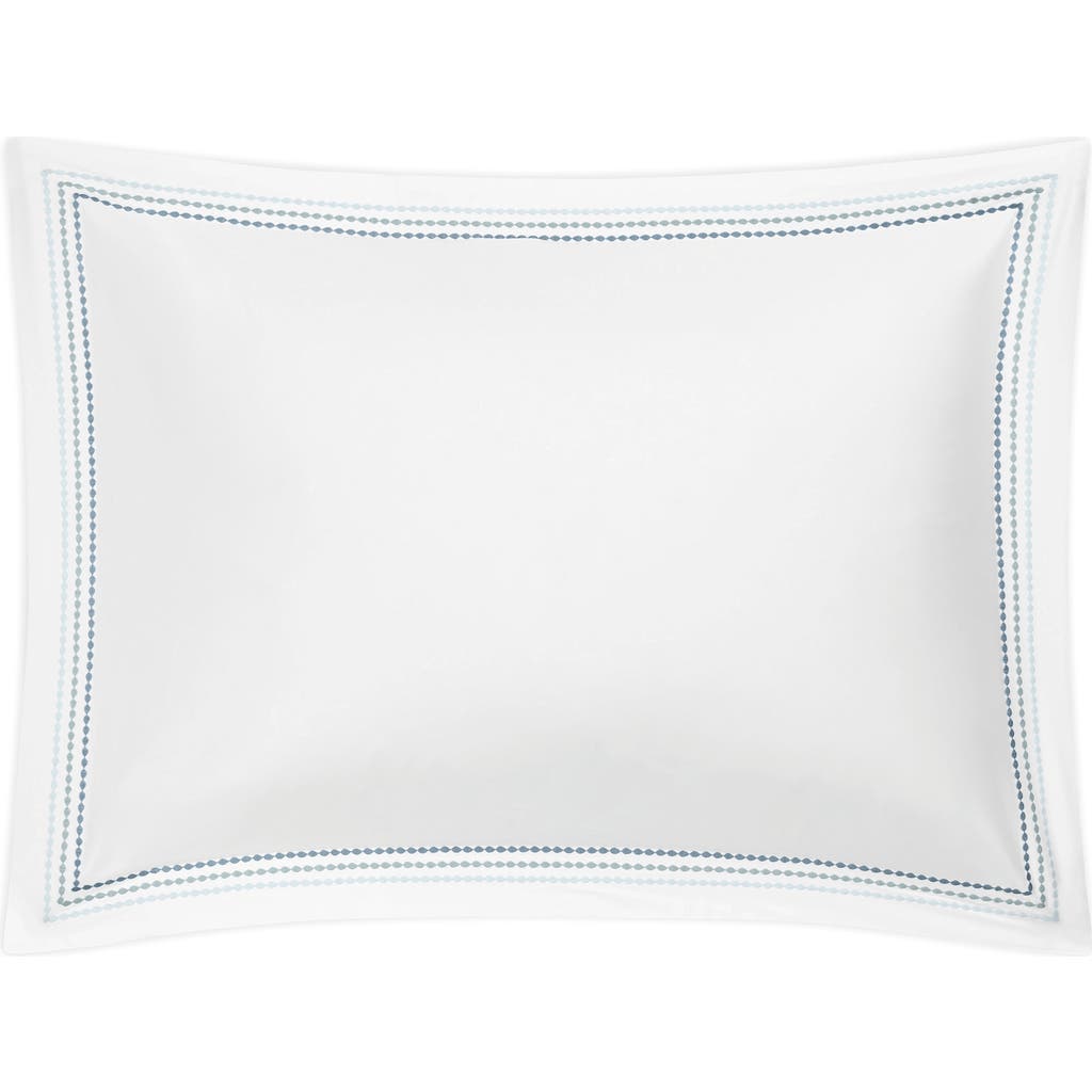 Matouk Amara Triple Pearl Embroidered Pillow Sham