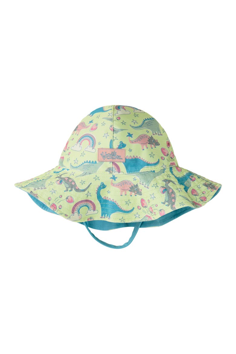 Scalloped Bucket Hat, Main, color, Dino Berry