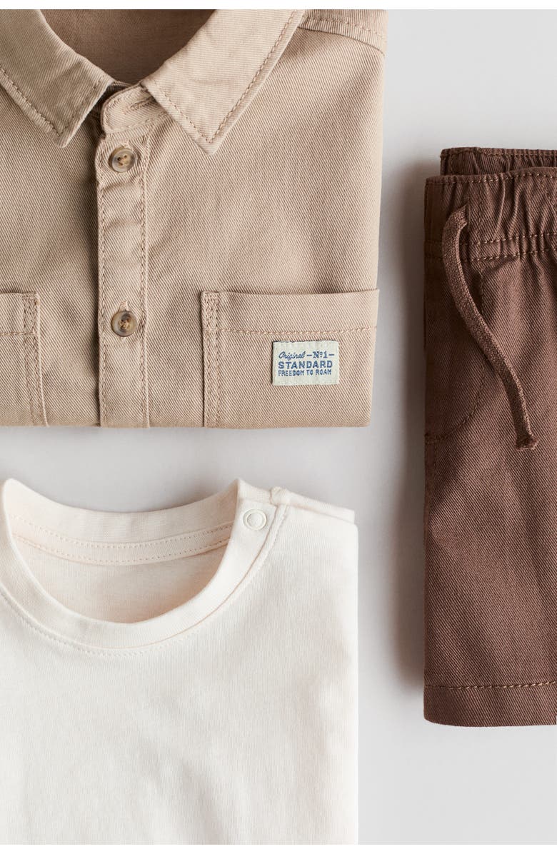 H&M 3-piece Cotton Set, Alternate, color, 