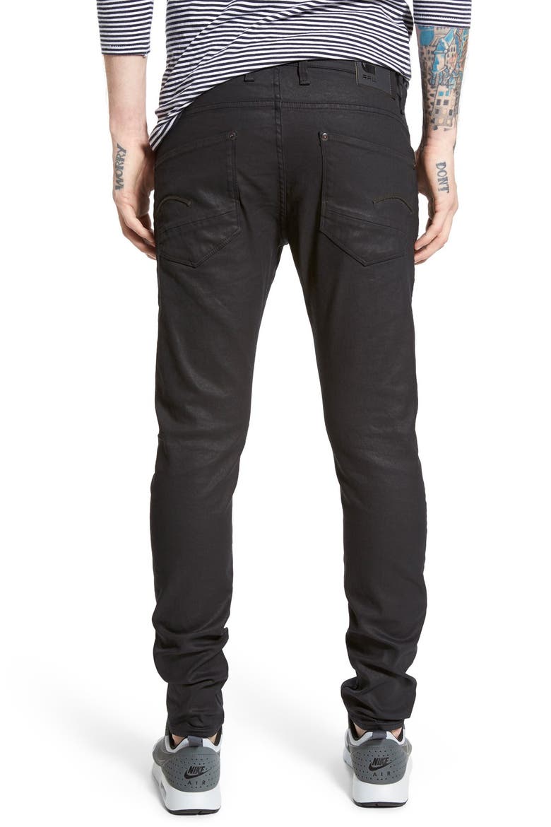 Revend Skinny Fit Stretch Jeans, Alternate, color, 3D DARK AGED BLACK
