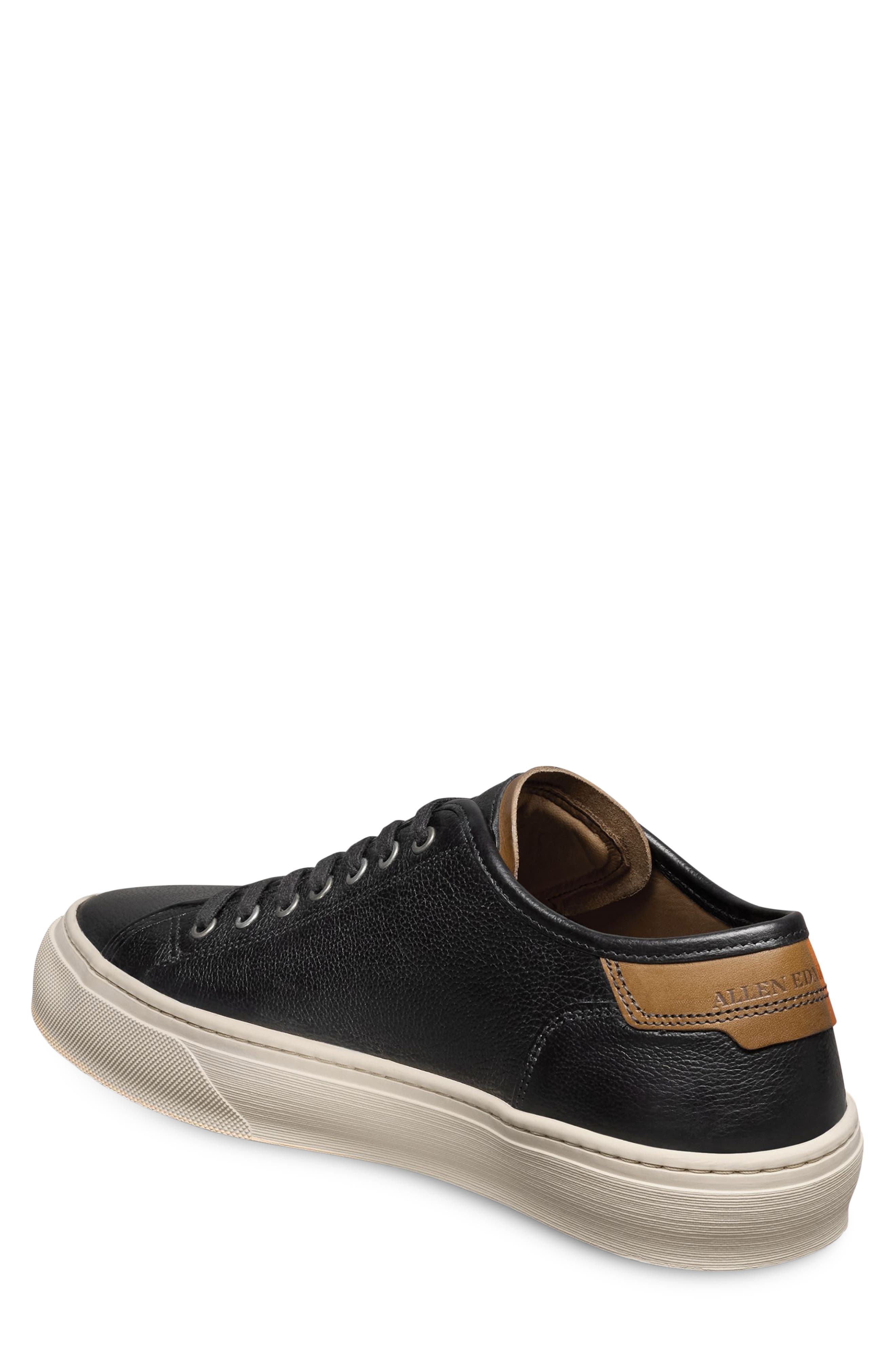 Allen Edmonds Jones Low Top Sneaker, Alternate, color, Black