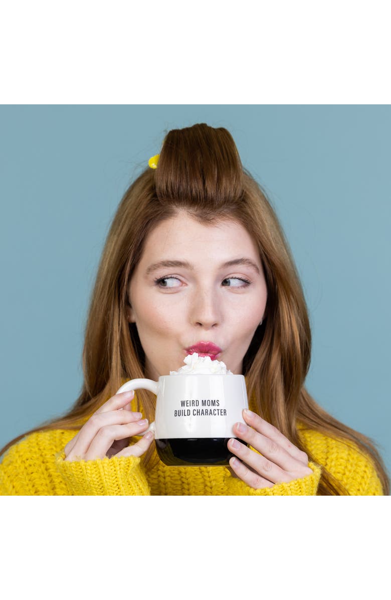 Totalee Gift Weird Moms Mug Ceramic White 13 oz, Alternate, color, White