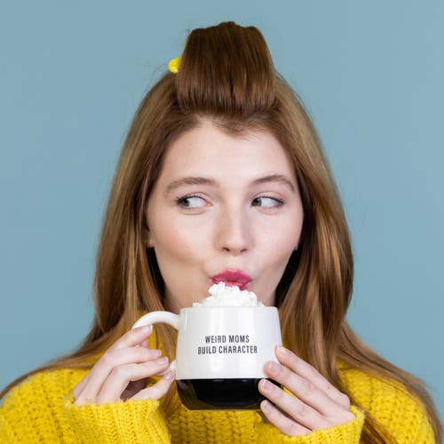 Totalee Gift Weird Moms Mug Ceramic White 13 oz In White