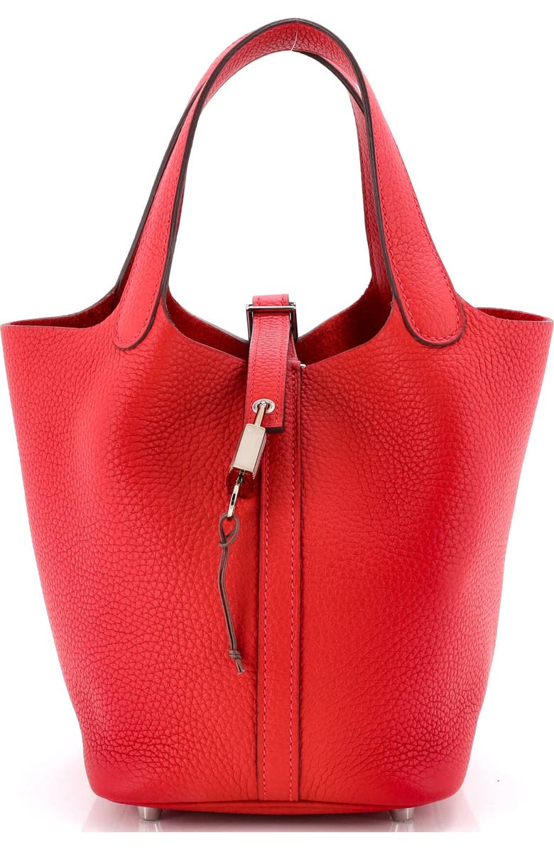 Pre-Owned Hermes Picotin Lock Bag Clemence PM, Main, color,