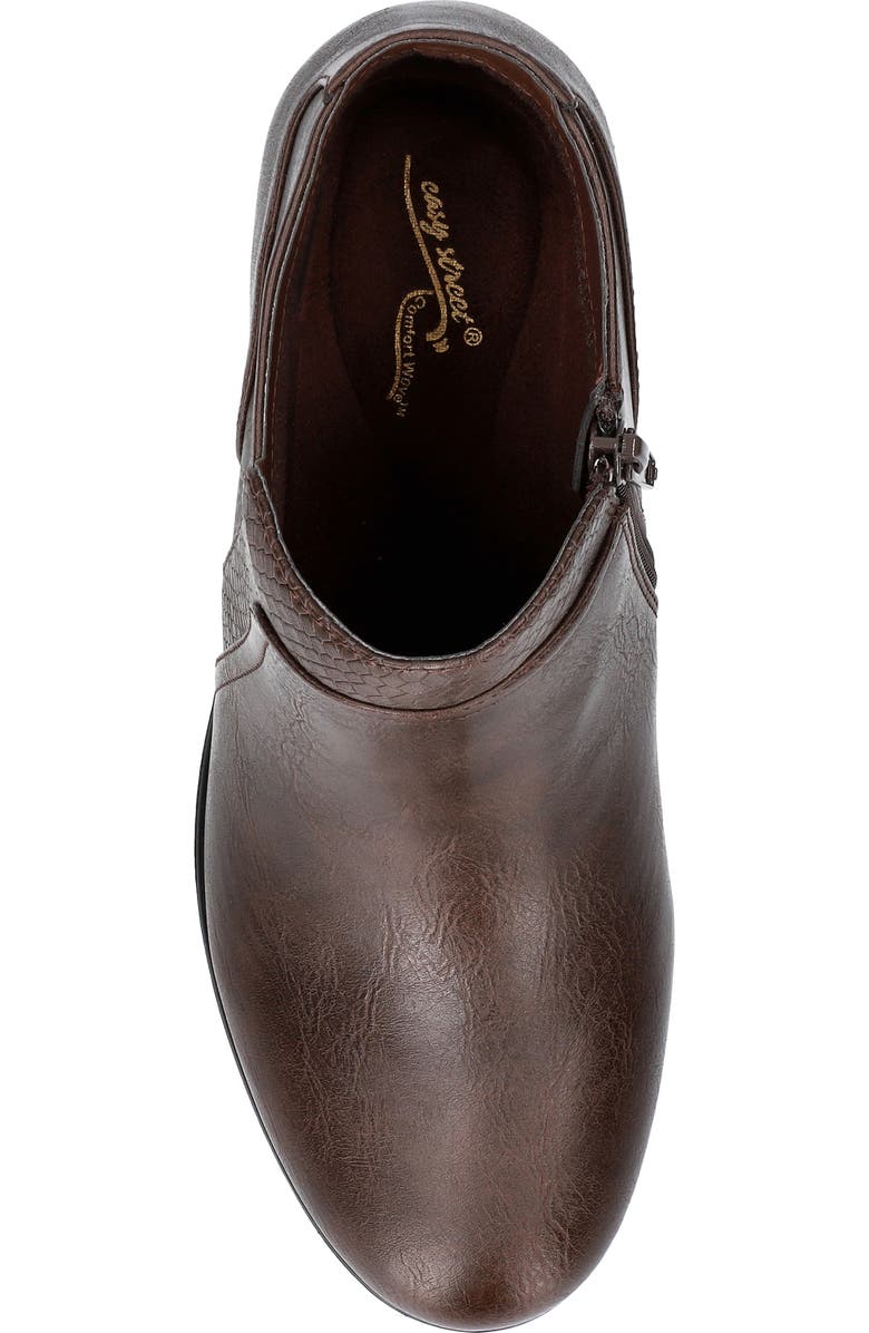 EASY STREET Langley Bootie, Alternate, color, Brown-Snake