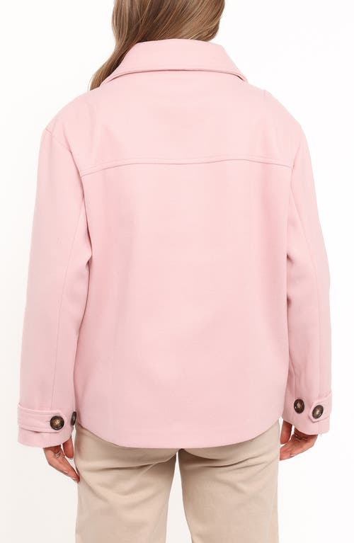 Petal And Pup Petal & Pup Lindy Cropped Coat In Pink