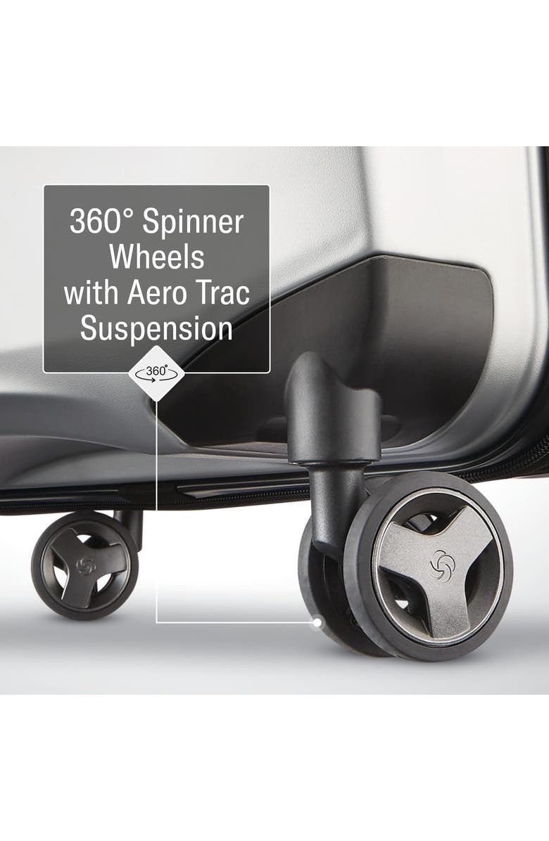 Samsonite Octiv Hardside Spinner Luggage, Alternate, color, Aluminum Silver