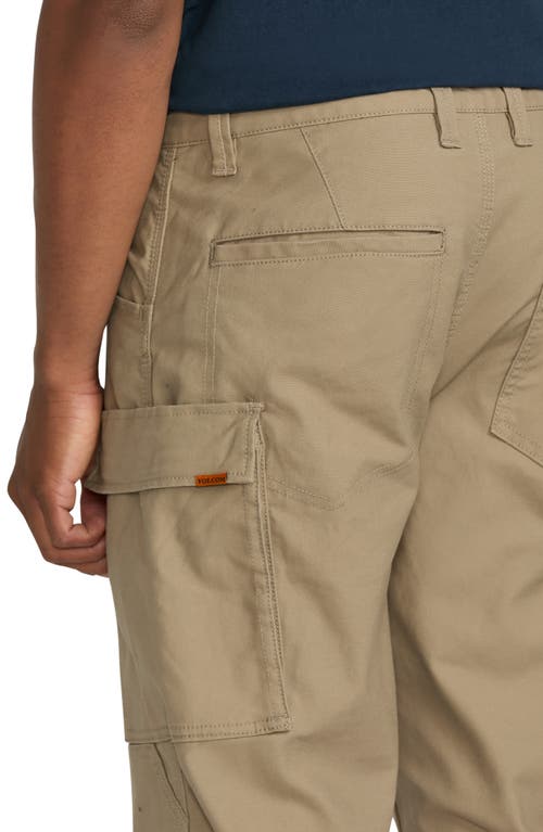 Volcom Frickin Skate Work Chinos In Brindle