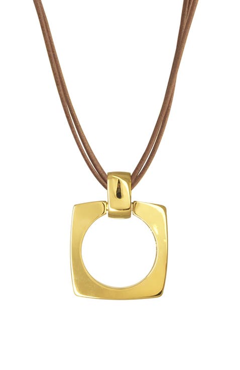 Aldaba Long Necklace