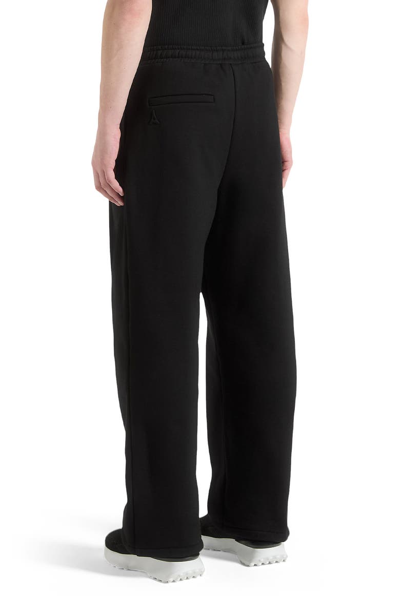 Manière De Voir Cyril Box Pleated Relaxed Jogger, Alternate, color, Black
