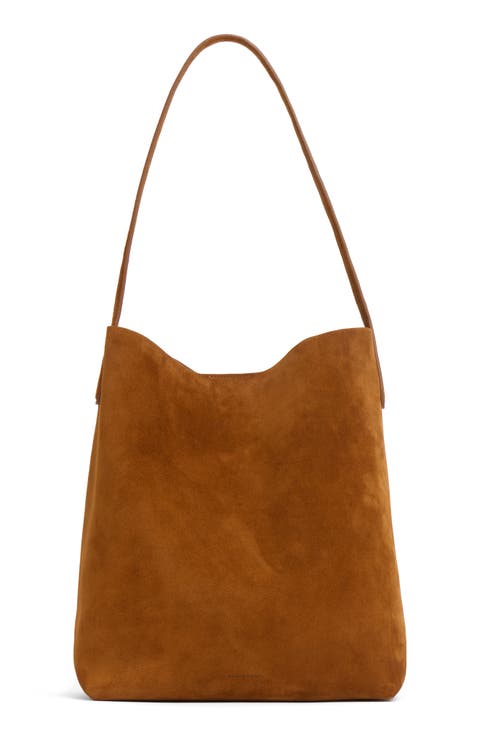 Everyday Cabas Suede Hobo Bag
