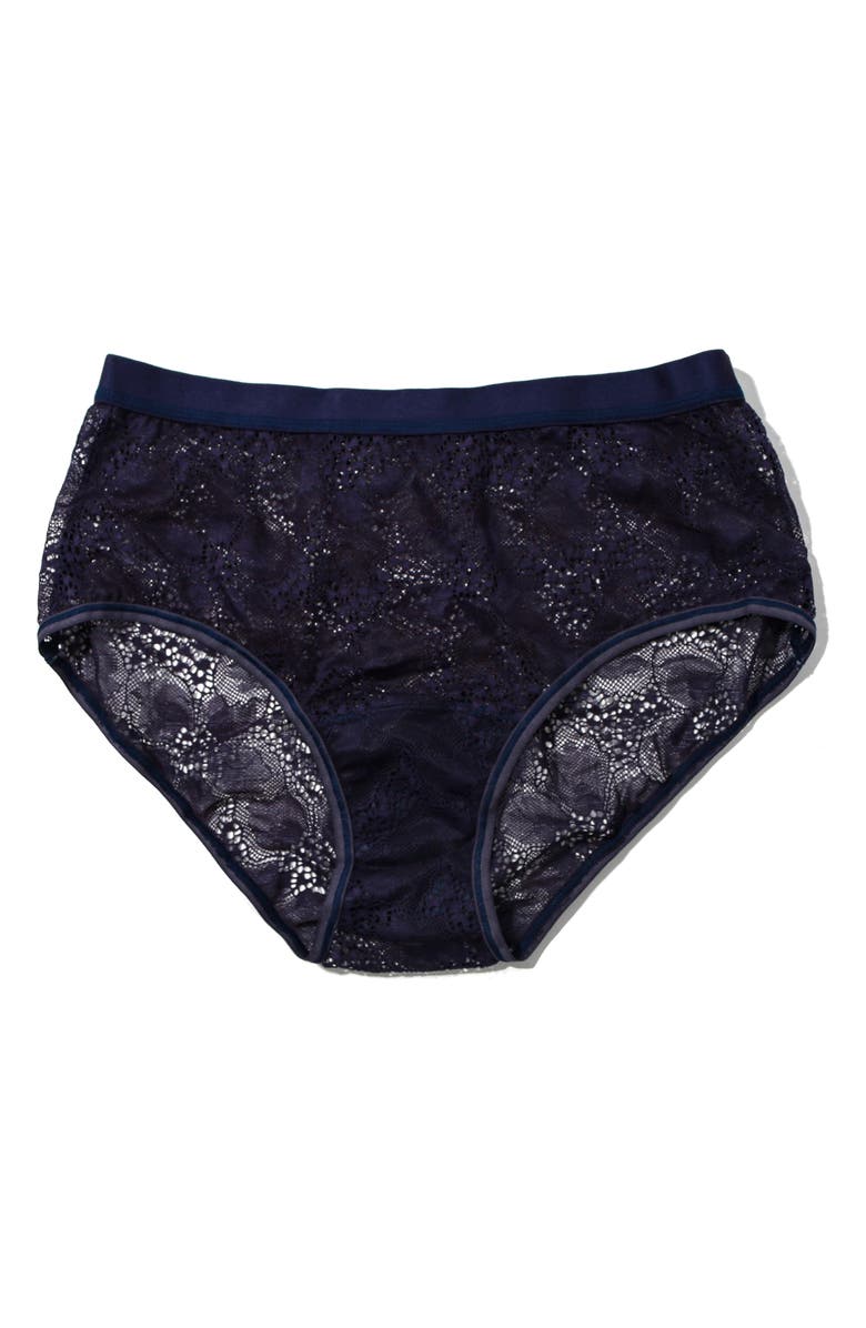 Hanky Panky Tropical Storm Lace Panties, Alternate, color, Summer Rain